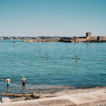 St Aubins fort at high tide